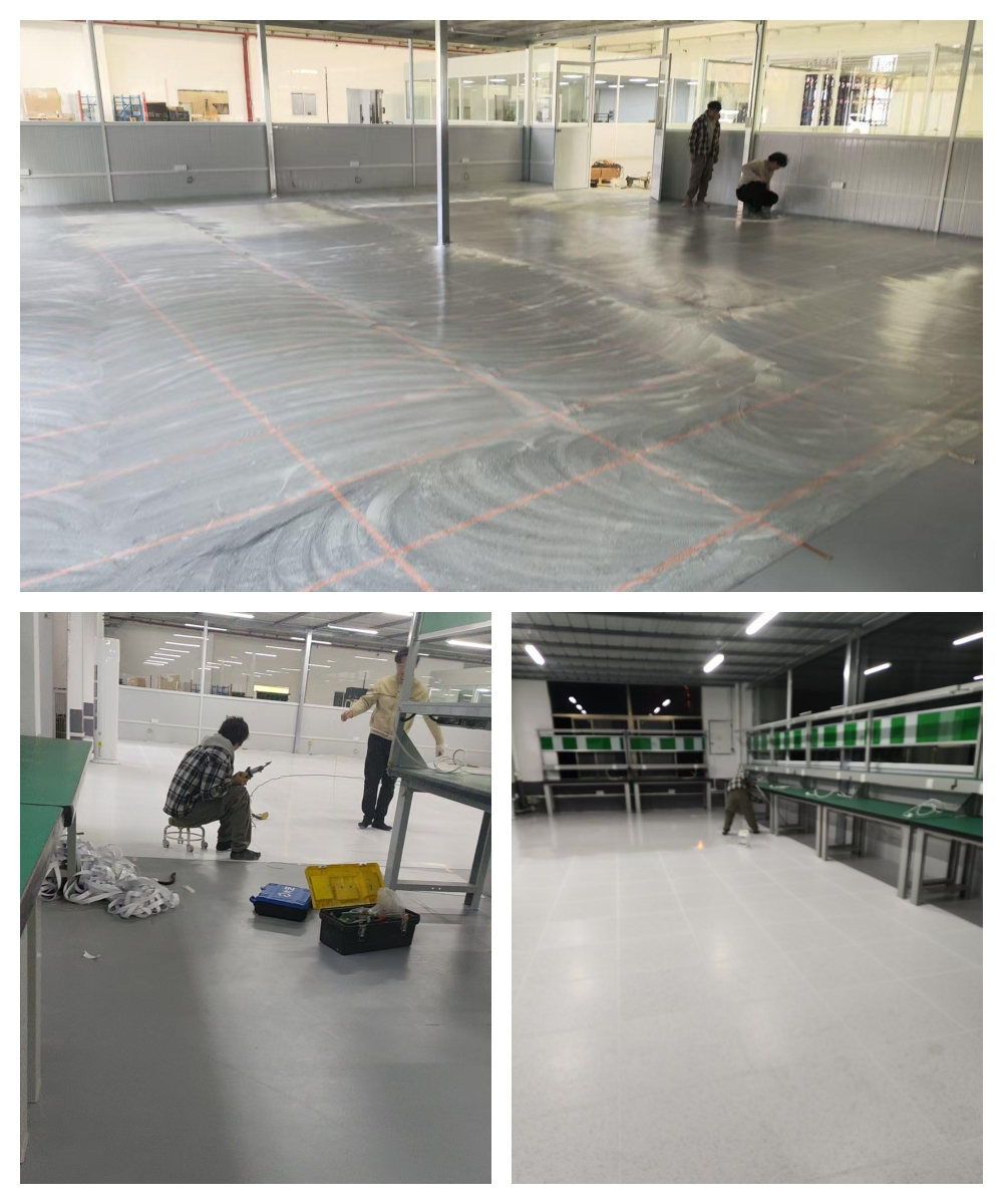ESD防静电车间地板选择和铺设 - 防静电接地系统工程安装-【司超科技】
